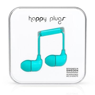 happy plugs イヤホン IN-EAR/ターコイズ Headphone/Earphone | 