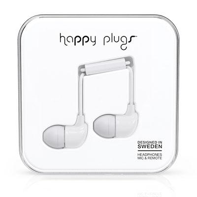 happy plugs イヤホン IN-EAR/ホワイト Headphone/Earphone | 