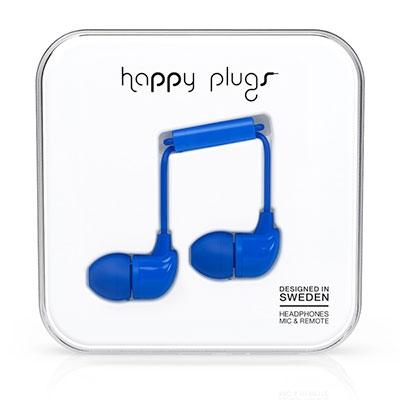 happy plugs イヤホン IN-EAR/コバルト Headphone/Earphone | 