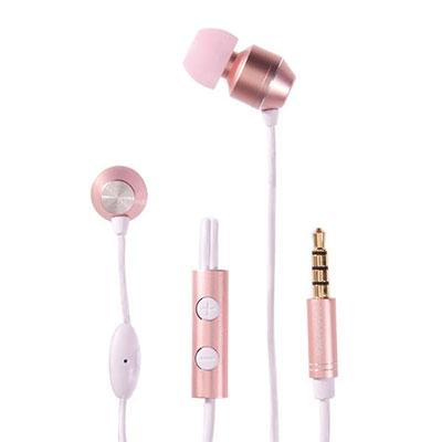 NAGAOKA カナル型インナーヘッドホンマイク ローズピンク Headphone/Earphone |  | 01