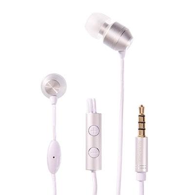 NAGAOKA カナル型インナーヘッドホンマイク シルバー Headphone/Earphone |  | 01