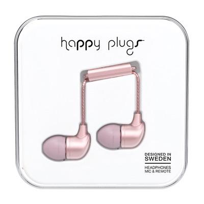 happy plugs イヤホン IN-EAR/ピンクゴールド Headphone/Earphone | 