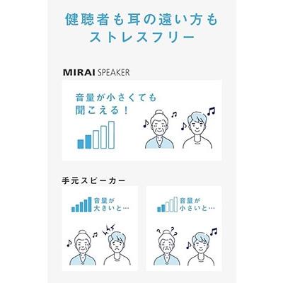 ミライスピーカー(MIRAIS-2 CURVY) 白 Accessories : タワーレコード