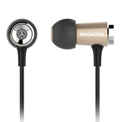 NAGAOKA VINON ハイレゾ対応イヤホン P-609/シャンパンゴールド Headphone/Earphone | 