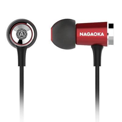 NAGAOKA VINON ハイレゾ対応イヤホン P-609/レッド Headphone/Earphone | 
