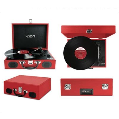 ION AUDIO Vinyl Transport Red Accessories |  | 01