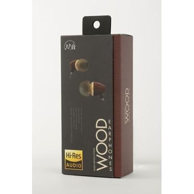 たのしいかいしゃ ハイレゾイヤホン WOOD ブラックブラウン Headphone/Earphone |  | 01