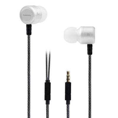 NAGAOKA ハイレゾ対応 真鍮イヤホン パールホワイト Headphone/Earphone | 