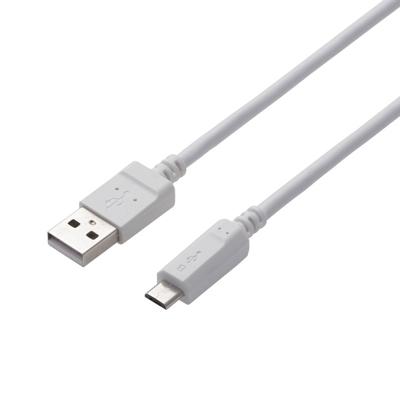ELECOM microUSBケーブル 2A出力 1.5m/ホワイト Accessories | 