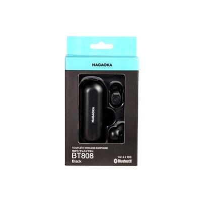 NAGAOKA Bluetooth4.2対応 完全ワイヤレスイヤホン BT808 ブラック Headphone/Earphone |  | 04