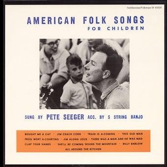 Pete Seeger American Folk Songs For Children LP | 