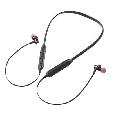 NAGAOKA Bluetooth5.0対応 ネックバンド型ワイヤレスイヤホン BT820BK ブラック Headphone/Earphone | 