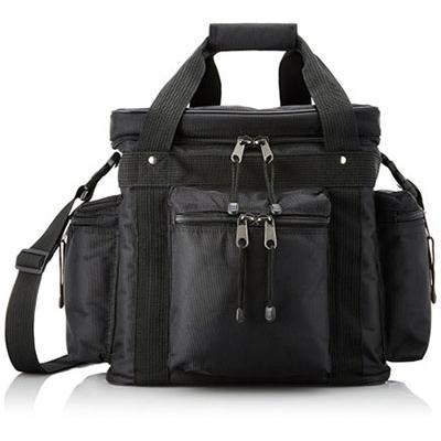 Discment レコードBAG 12インチ 100枚+7インチ 90枚収納/Black