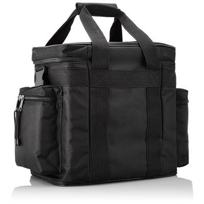 Discment レコードBAG 12インチ 100枚+7インチ 90枚収納/Black