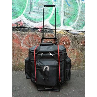 Discment レコードBAG 12インチ 100枚+7インチ 90枚収納/Black