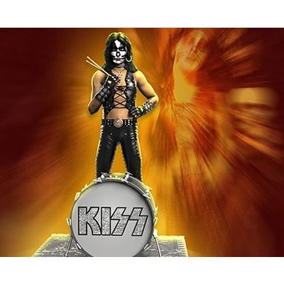 Kiss Kiss (Hotter Than Hell) The Catman Rock Iconz Statue Accessories_4