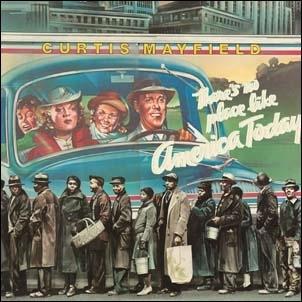 Curtis Mayfield There's No Place Like America Today＜Blue Vinyl＞ LP | 