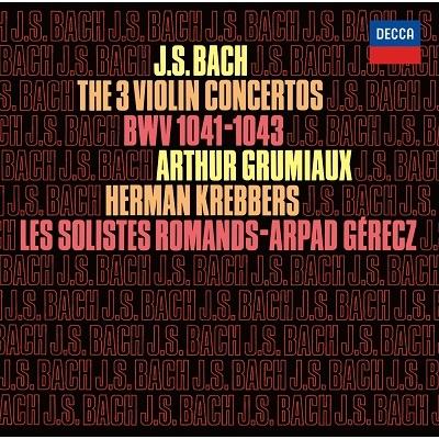 アルテュール・グリュミオー バッハ: ヴァイオリン協奏曲第1番&第2番(1978年録音)、2つのヴァイオリンのための協奏曲(2 SACD Hybrid | 