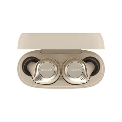 NAGAOKA 完全ワイヤレスイヤホン BT824 アイボリー Headphone/Earphone