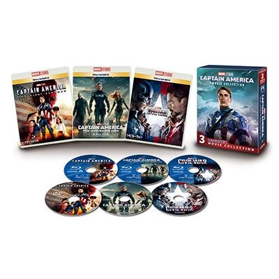 キャプテン・アメリカ MovieNEX 3ムービー・コレクション ［3Blu-ray Disc+3DVD］＜期間限定版＞ Blu-ray Disc ※特典あり | 