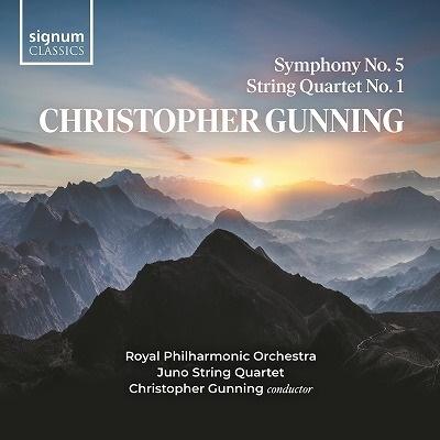 Christopher Gunning ガニング: 交響曲第5番、弦楽四重奏曲第1番 CD | 