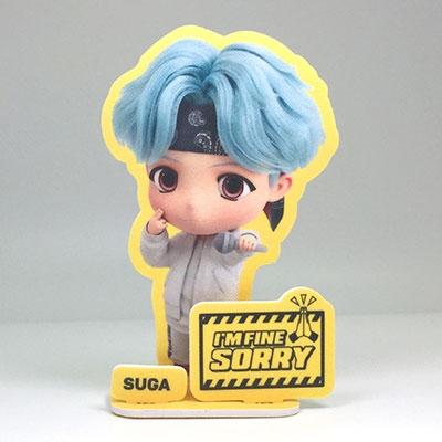 BTS TinyTAN 空気洗浄防臭スタンディングポスター(Yellow)/SUGA Accessories | 
