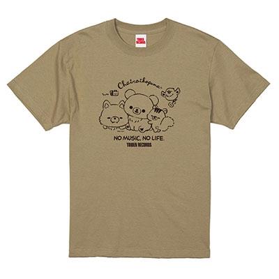 Rilakkuma × TOWER RECORDS コラボTシャツ 2021 サンドカーキ Mサイズ Apparel | 