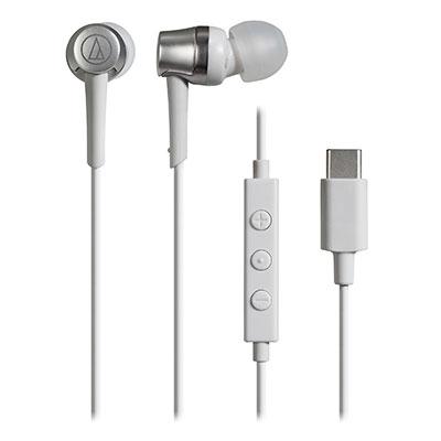 audio-Technica USB Type-C用 マイク付きイヤホン ATH-CKD3C/White Headphone/Earphone |  | 01