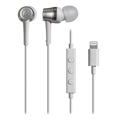 audio-Technica Lightning用 マイク付きイヤホン ATH-CKD3Li/White Headphone/Earphone |  | 01