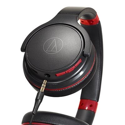 audio-Technica Bluetoothヘッドホン ATH-S220BT/Black&Red Headphone