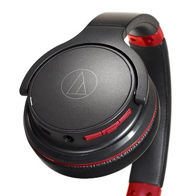Audio-Technica ワイヤレスヘッドホン ブラック/レッド audio-Technica Bluetoothヘッドホン ATH-S220BT/Black&Red Headphone