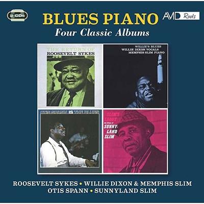 Various Artists Blues Piano - Four Classic Albums (The Return Of Roosevelt Sykes / Willie's Blues / Spann Is Th CD | 