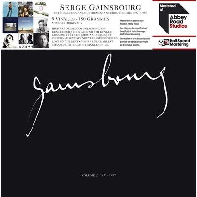 Serge Gainsbourg Integrale des enregistrements Studio, Vol.2: 1971-1987 LP | 
