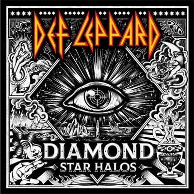 Def Leppard Diamond Star Halos (Black Vinyl) LP | 