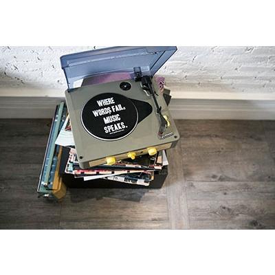 BRAD RETRO RECORD PLAYER/GRAY Accessories |  | 01