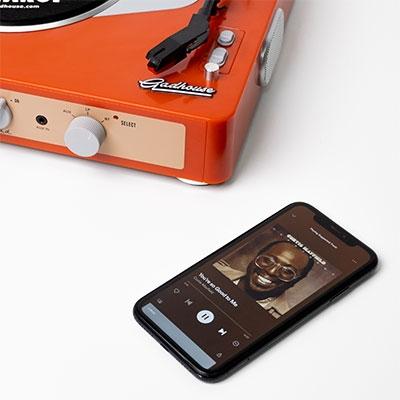 BRAD RETRO RECORD PLAYER/TANGERINE Accessories |  | 07