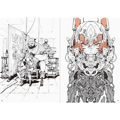 ★サイン入りB/W Acky Bright 白黒イラスト集 Acky Bright B/W アッキーブライト ビーダブリュー | PIE