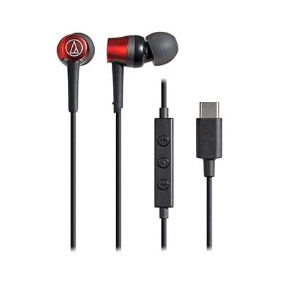 audio-technica USB Type-C用 マイク付きイヤホン ATH-CKD3C/Red Headphone/Earphone | 