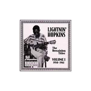 Lightnin' Hopkins Vol. 1: The Remaining Titles (1950-61) CD | 