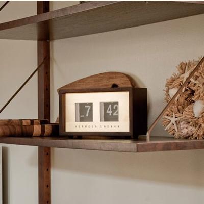 PIVOT CLOCK WALNUT Accessories |  | 01