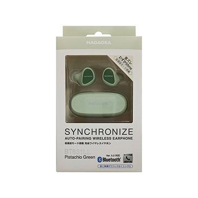 NAGAOKA 完全ワイヤレスイヤホン(低遅延)BT-831 /ピスタチオグリーン Headphone/Earphone |  | 03