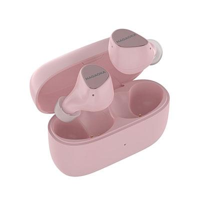 NAGAOKA 完全ワイヤレスイヤホン(低遅延)BT-831 /ローズピンク Headphone/Earphone | 