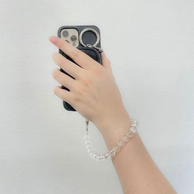 Melia スマートフォン用ハンドストラップ アクリルクリア Accessories |  | 01