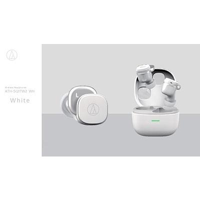 audio-technica 完全ワイヤレスイヤホン ATH-SQ1TW2/White Headphone/Earphone | 