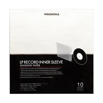 NAGAOKA グラシン紙 LPレコードインナースリーブ (10枚入り) Accessories | 