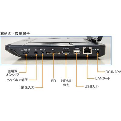 GREEN HOUSE 11.6型液晶搭載ポータブルブルーレイプレーヤー GH