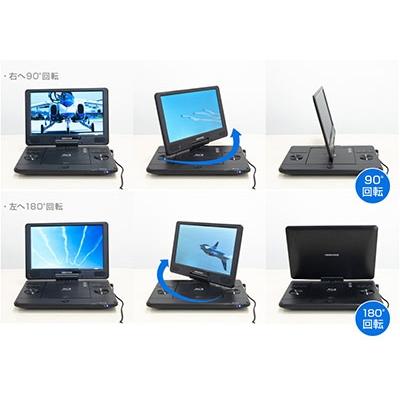 GREEN HOUSE 11.6型液晶搭載ポータブルブルーレイプレーヤー GH-PBD11B-BK Accessories |  | 02