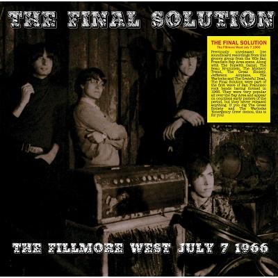 The Final Solution The Fillmore West July 7 1966＜限定盤＞ LP | 