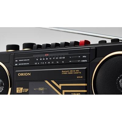 ORION Bluetooth搭載ラジカセ SCR-B3 Black Accessories |  | 02