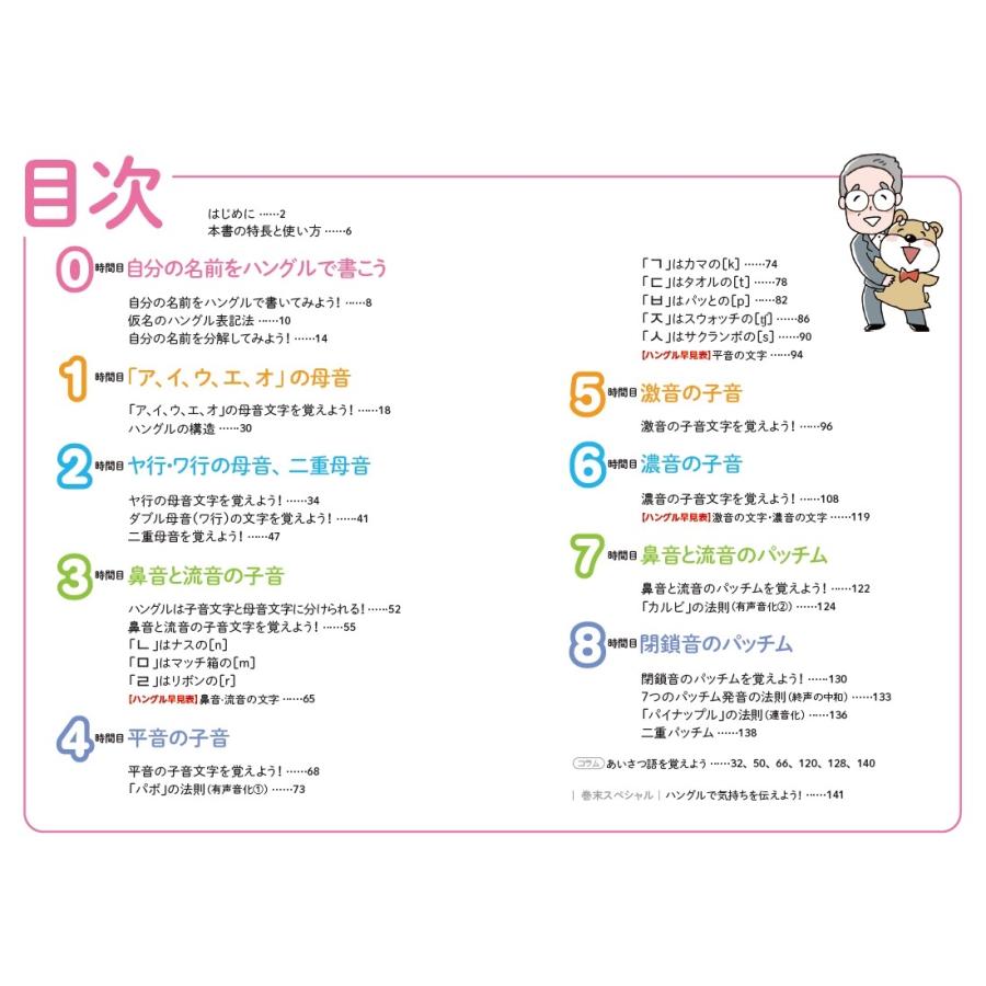チョ・ヒチョル 1日でハングルが書けるようになる本 改訂版 超簡単ハングル講義 Book |  | 05